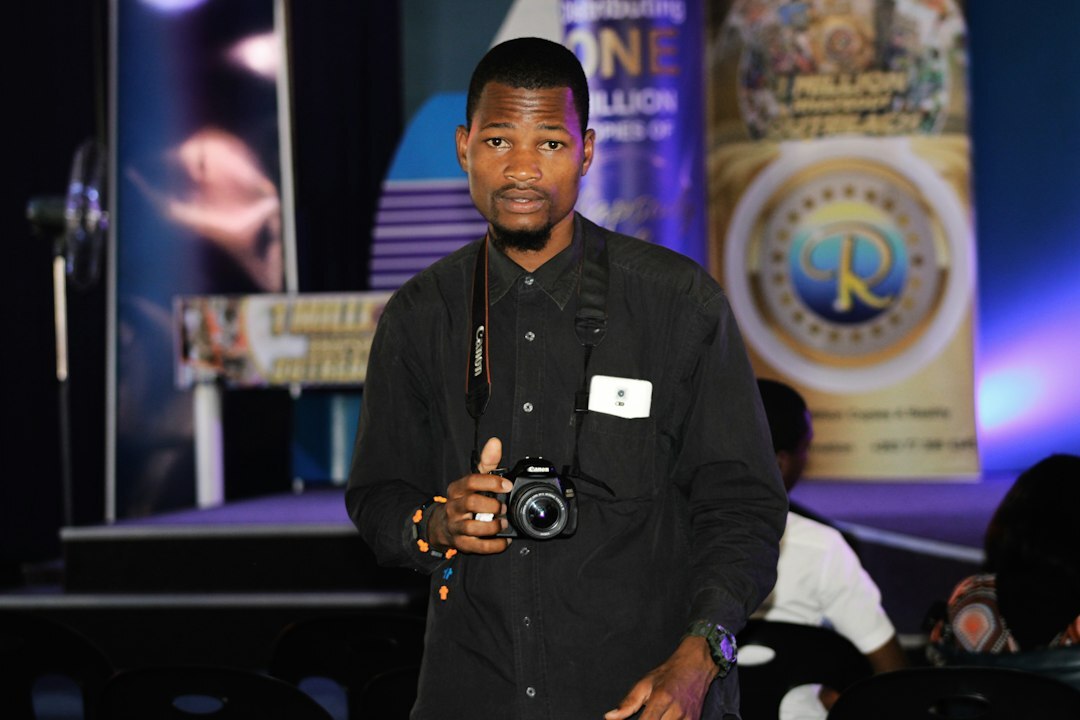 celebrity endorsing product on stage